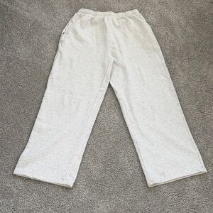 Brandy Melville Gray Wide Leg Sweatpants